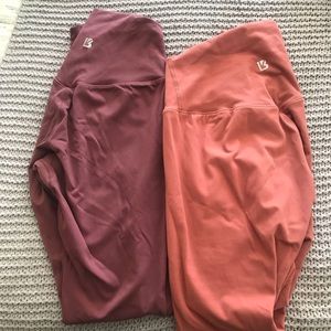 2 pairs — BuffBunny Rosa Leggings
